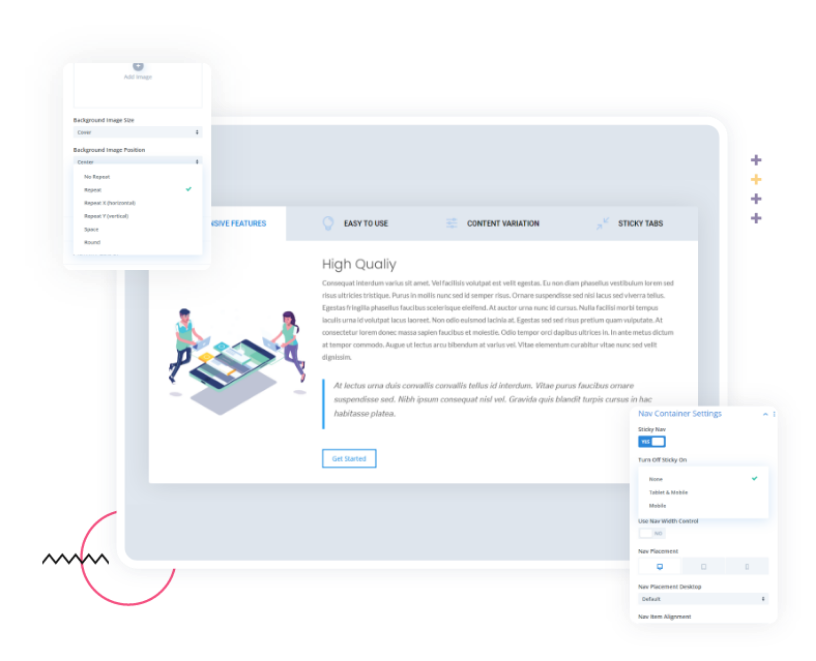 Advanced Divi Tabs Module DiviFlash